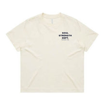 SOUL STRENGTH DEPT EPPING Womens Box Ecru Tshirt