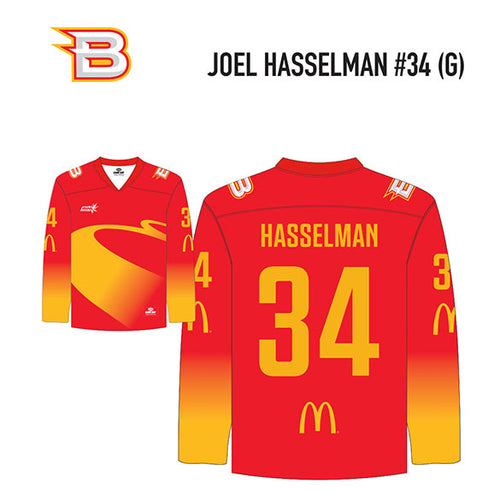 JOEL HASSELMAN #34 (GOALIE) - McDONALDS