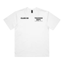 CLUB 88 Members Mens TRAINING DEPT Box White Tshirt