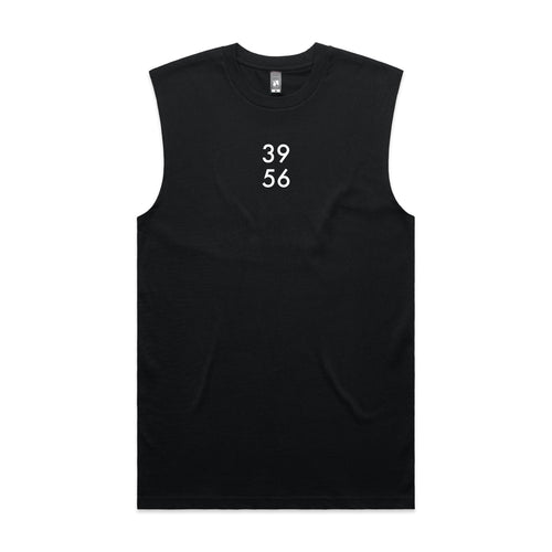 VENUS BAY 3956 SURF BLACK MENS CLASSIC TANK