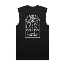 VENUS BAY 3956 SURF BLACK MENS CLASSIC TANK