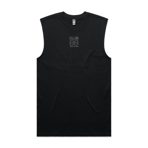 CLUB 88 Members Mens Classic Black Singlet