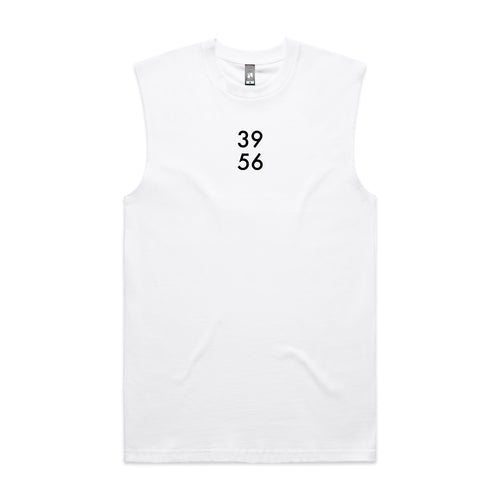 VENUS BAY 3956 SURF WHITE MENS CLASSIC TANK