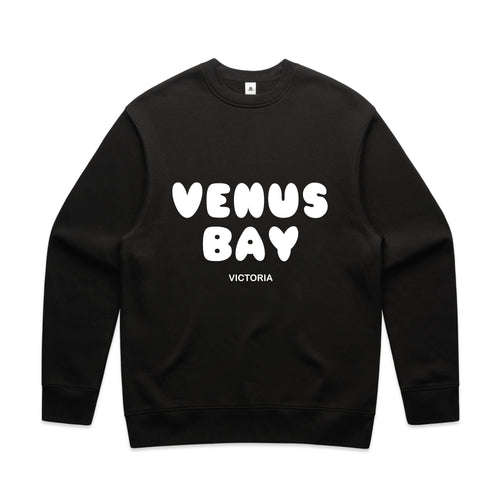 VENUS BAY MENS RELAX CREW NECK JUMPER