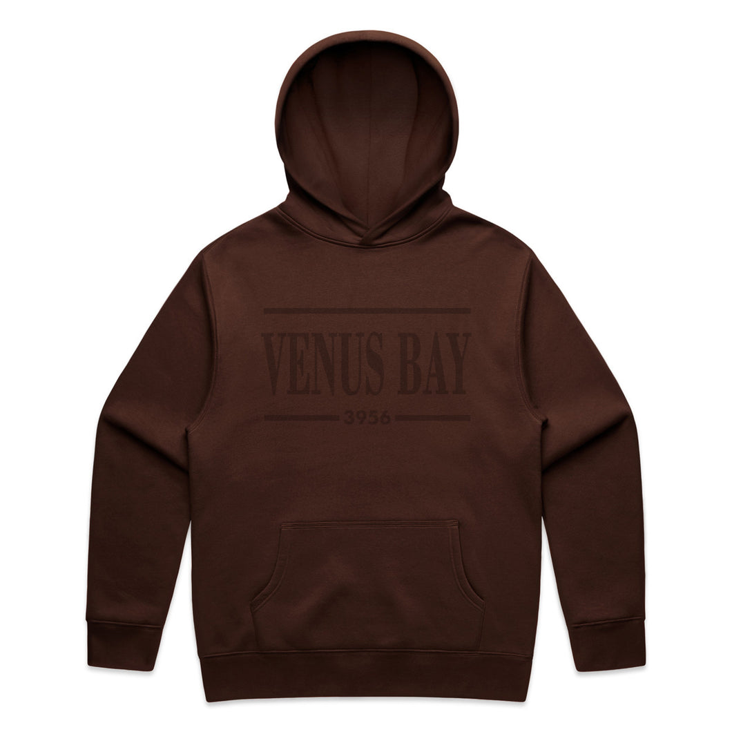 VENUS BAY HERITAGE CHESTNUT EMBROIDERED UNISEX HOODIE