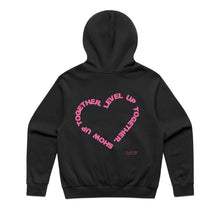 CLUB 88 Members Mens HEART Box Black/Pink Hoodie