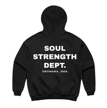 SOUL STRENGTH DEPT DROMANA Womens Box Black Hoodie