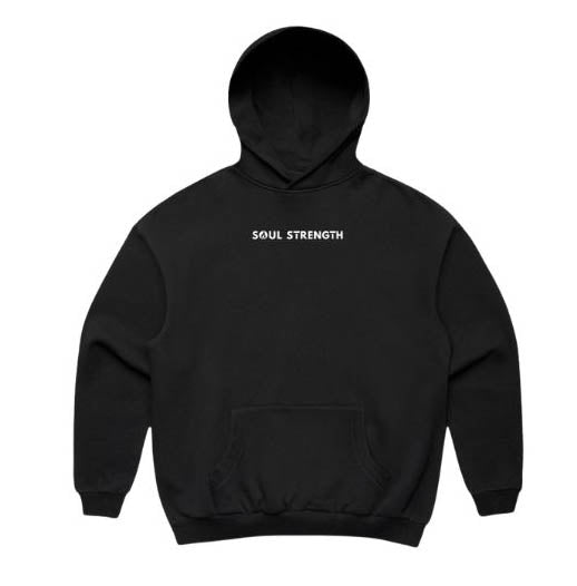 SOUL STRENGTH DEPT DROMANA Womens Box Black Hoodie