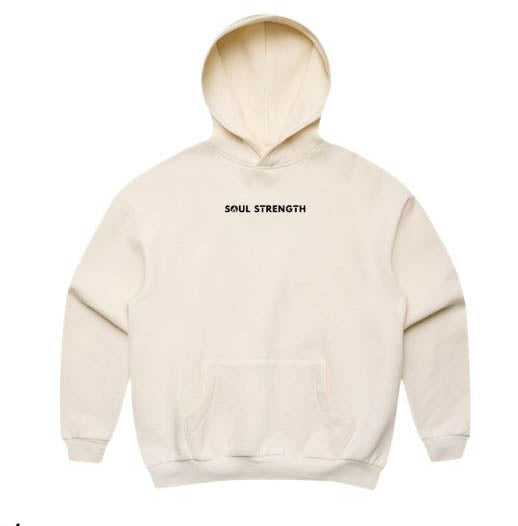 SOUL STRENGTH DEPT DROMANA Womens Box Ecru Hoodie