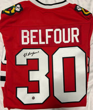 Eddie Belfour - Autographed Chicago Blackhawks Jersey