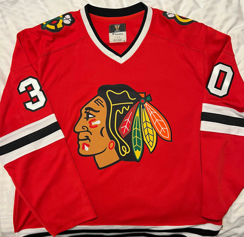 Eddie Belfour - Autographed Chicago Blackhawks Jersey