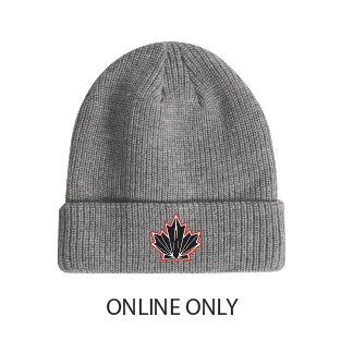 PRE-ORDER - IHC26 Canada Hockey Grey Beanie (ONLINE EXCLUSIVE)