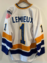 Chiefs White Jersey - Autographed by Goalie Denis Lemieux