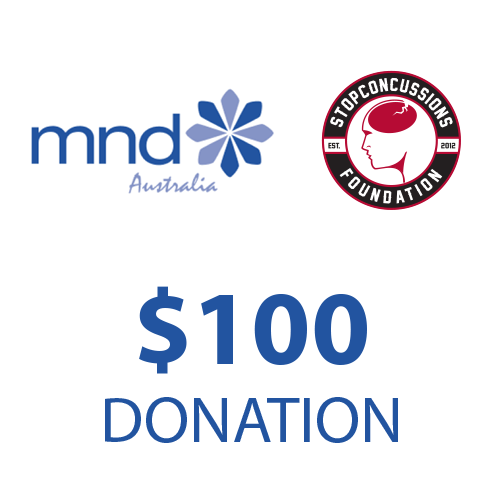 $100 MND and STOP CONCUSSIONS DONATION