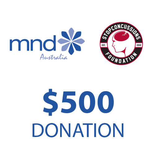 $500 MND and STOP CONCUSSIONS DONATION