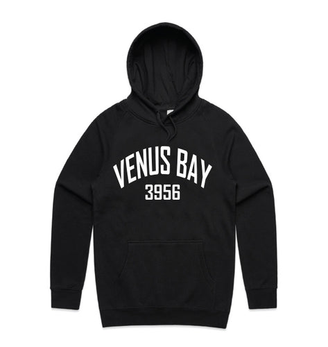 VENUS BAY ARCH BLACK MENS HOODIE