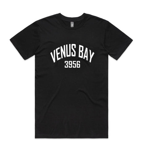 VENUS BAY ARCH BLACK MENS TSHIRT