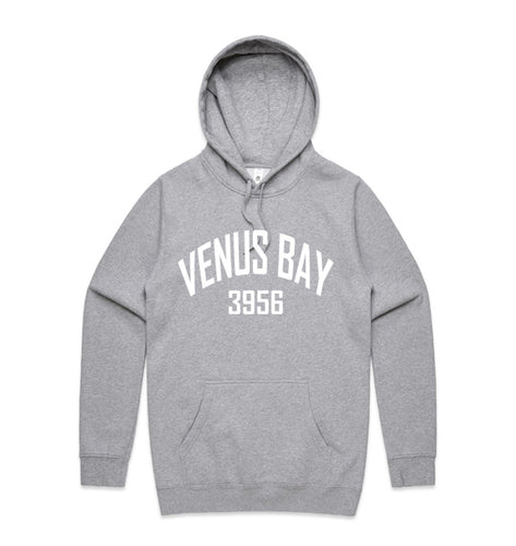 VENUS BAY ARCH GREY MARLE MENS HOODIE
