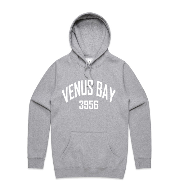 VENUS BAY ARCH GREY MARLE MENS HOODIE