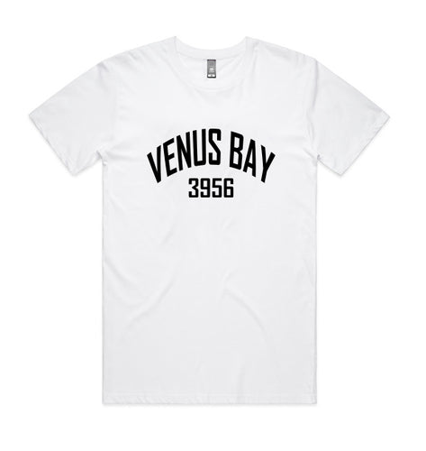 VENUS BAY ARCH WHITE MENS TSHIRT