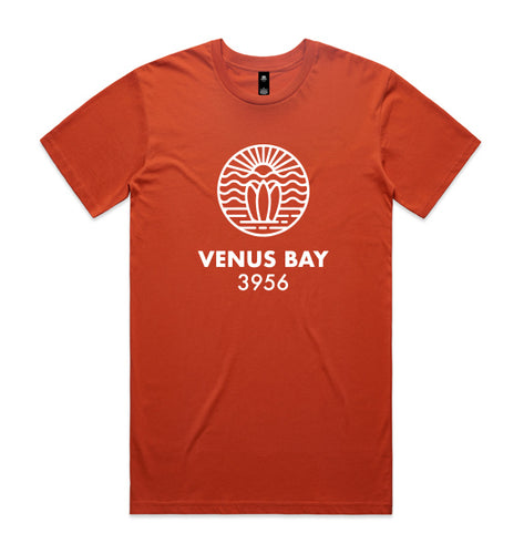 VENUS BAY SUNS UP AUTUMN MENS TSHIRT