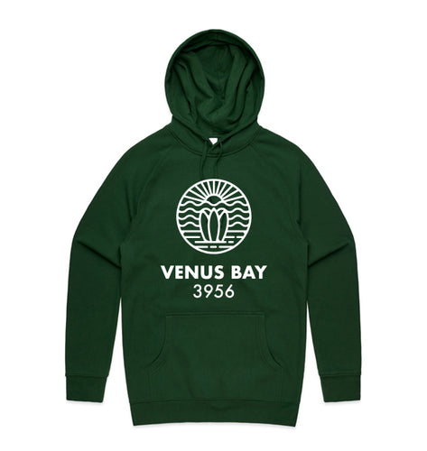 VENUS BAY SUNS UP KHAKI MENS HOODIE