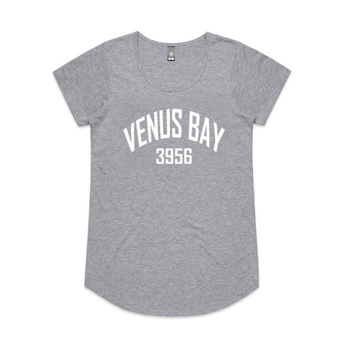 VENUS BAY ARCH GREY MARLE WOMENS TSHIRT