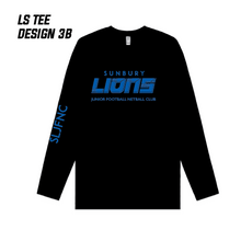 SUNBURY LIONS JFNC BLACK LS TEE - 3B