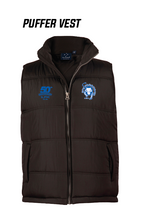 SUNBURY LIONS JFNC BLACK PUFFER VEST