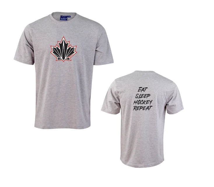 IHC26 Canada Slogan Grey Marle Tshirt