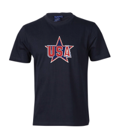 PRE-ORDER - IHC26 USA Star Navy Tshirt (ONLINE EXCLUSIVE)