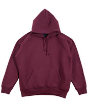 BURGUNDY COTTON FLEECE HOODIE